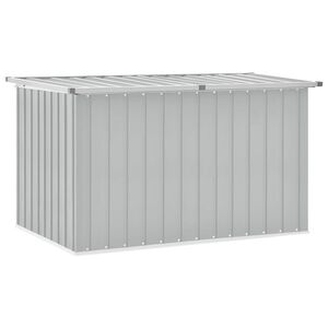 vidaXL Caja de almacenaje para jard&iacute;n gris 149x99x93 cm
