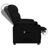 vidaXL Sillón reclinable eléctrico de cuero sintético negro