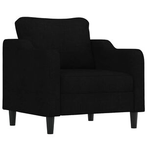 vidaXL Sill&oacute;n de tela negro 60 cm