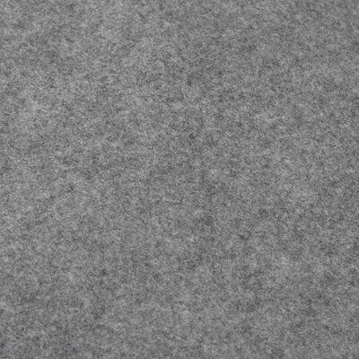 vidaXL Tapiz de suelo piscina geotextil poliéster gris claro 300x220cm