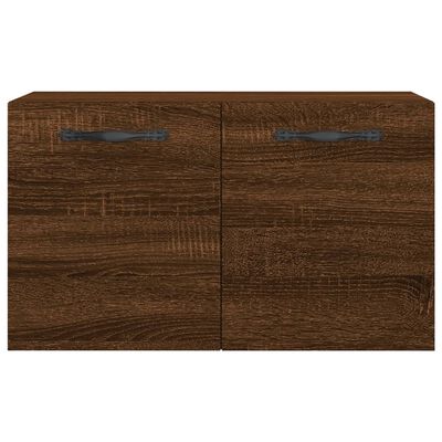 vidaXL Armario de pared madera ingeniería marrón roble 60x36,5x35 cm