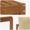 vidaXL Conjunto de sof&aacute;s de exterior con coj&iacute;n 6 pcs Natural y Beige