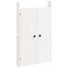 vidaXL Puertas de cocina exterior MEPPEL madera maciza pino blanco 50x9x82 cm