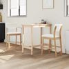 vidaXL Sillas de comedor 2 pcs Natural 48 x 49 x 95 cm