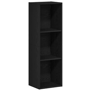 vidaXL Librer&iacute;a de roble negro de 36x30x114 cm, fabricada en madera de ingenier&iacute;a