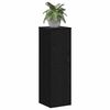 vidaXL Soporte de plantas 2 pcs Roble Negro 25 x 25 x 80 cm