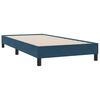 vidaXL Cama box spring con colch&oacute;n terciopelo azul oscuro 80x210 cm