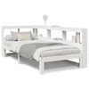 vidaXL Cama con estanter&iacute;a sin colch&oacute;n madera maciza de pino 90x190 cm