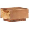 vidaXL Mesita de noche de madera maciza de acacia 40x40x25 cm