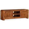 vidaXL Mueble de TV madera maciza acabado miel 120x30x40 cm