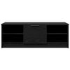 vidaXL Gabinete de TV Roble Negro 102 x 35 x 36,5 cm