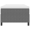 vidaXL Cama tipo Box Spring Gris claro y . 90 x 200 cm Tela de Pana