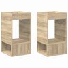 vidaXL Mesa Auxiliar 2 uds. Roble Sonoma 30 x 30 x 56 cm