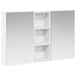 vidaXL Juego de Muebles de Ba&ntilde;o con estante 3 pcs 80 x 10,5 x 50 cm
