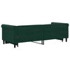 vidaXL Sof&aacute; cama nido terciopelo verde oscuro 80x200 cm