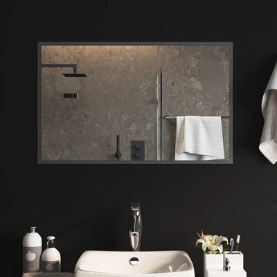 vidaXL Espejo de baño con LED 80x50 cm