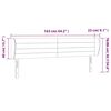 vidaXL Cabecero de terciopelo verde oscuro 163x23x78/88 cm