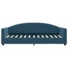 vidaXL Sof&aacute; cama con colch&oacute;n terciopelo azul 80x200 cm