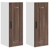 vidaXL Panel de lavaplatos Kalmar 2 uds. Roble Marr&oacute;n