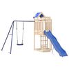 vidaXL Parque infantil de exterior de madera maciza de pino