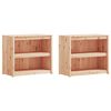 vidaXL Muebles de cocina de exterior 2 piezas madera maciza de pino