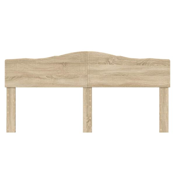 vidaXL Cabecero Roble Sonoma 90 cm Madera contrachapada