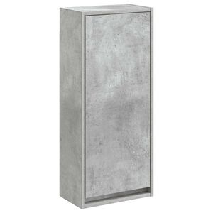vidaXL Vanidad de lavabo montada en la pared Gris Hormig&oacute;n