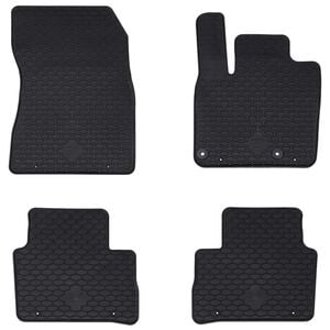 vidaXL Alfombrilla de Coche 4 pcs Negro apta para Nissan QASHQAI TPE