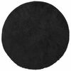 vidaXL Alfombra peluda de pelo largo NAVARRA negra 100x100cm poli&eacute;ster