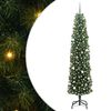 vidaXL &Aacute;rbol de Navidad artificial Verde 240 cm PVC, Acero y Pl&aacute;stico