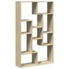 vidaXL Estanter&iacute;a de madera de ingenier&iacute;a roble Sonoma 72x20x120,5 cm