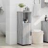 vidaXL Gabinete de Ba&ntilde;o con almacenamiento Gris Sonoma 30 x 35 x 95 cm