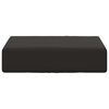 vidaXL Coj&iacute;n de asiento de exterior Negro 40 x 40 x 8 cm