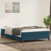 vidaXL Cama box spring sin colch&oacute;n azul oscuro terciopelo 140x220 cm