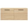 vidaXL Armario de pared madera ingenier&iacute;a roble Sonoma 80x36,5x35 cm