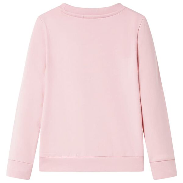 Sudadera infantil rosa claro 116