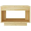 vidaXL Mesa de centro de madera maciza de pino 50x50x33,5 cm