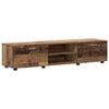 vidaXL Conjunto de mueble de TV con caj&oacute;n FLORIN Madera vieja