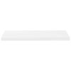 vidaXL Estante flotante de pared blanco brillante MDF 80x23,5x3,8 cm