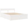 vidaXL Estructura de cama sin colch&oacute;n madera maciza de pino 160x200 cm