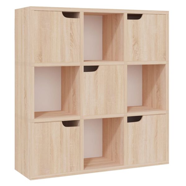 vidaXL Estanter&iacute;a de madera de ingenier&iacute;a roble Sonoma 88,5x27,5x88 cm
