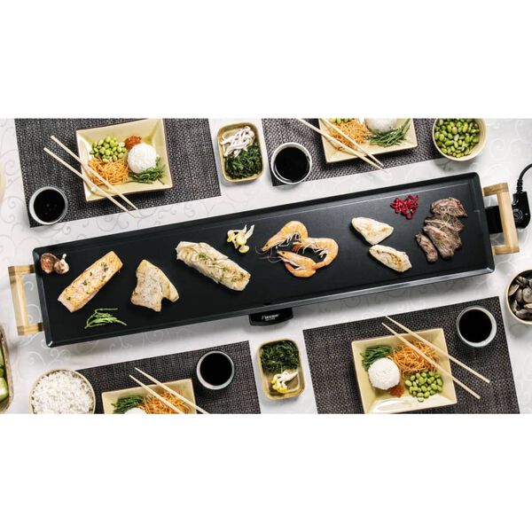 Bestron Plancha Teppanyaki XXXL ABP605BB 100x22 cm 2000 W bamb&uacute;