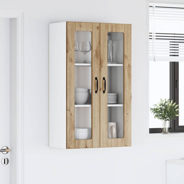 vidaXL Armario de cocina mural Roble artesanal 60 x 31 x 100 cm