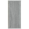vidaXL Estanter&iacute;a/Aparador madera contrachapada gris Sonoma 66x30x98cm