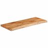 vidaXL Encimera de ba&ntilde;o rectangular madera maciza acacia 140x60x2,5 cm