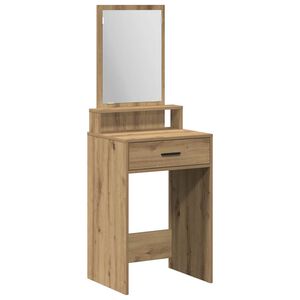 vidaXL Mesa Tocador Roble artisan 50 x 41 x 140 cm