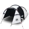 vidaXL Tienda campa&ntilde;a t&uacute;nel 2 personas tela opaca impermeable blanco
