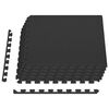 vidaXL Alfombrillas de goma EVA negras 6 uds 2,16 ㎡