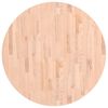 vidaXL Tablero redondo de madera maciza de haya &Oslash;90x2,5 cm