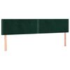 vidaXL Cama box spring con colch&oacute;n terciopelo verde oscuro 120x190 cm